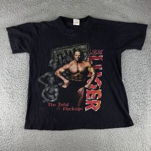 Wcw Nwo Wolfpack Lex Luger Total Package Vintage Shirt Vtg Yourh Size Large 1998